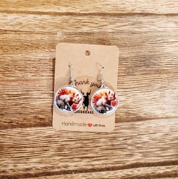 Rhino Earrings