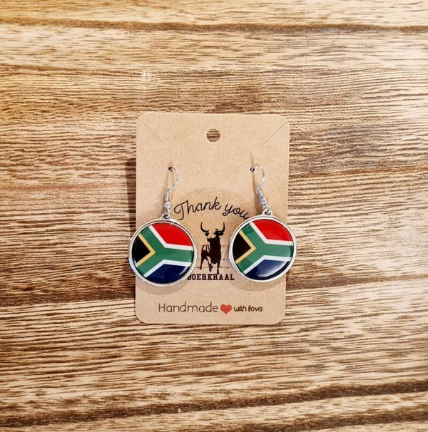 SA Flag Earrings