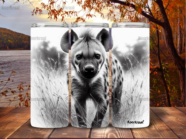 Hyena Silver Tumbler 600ml