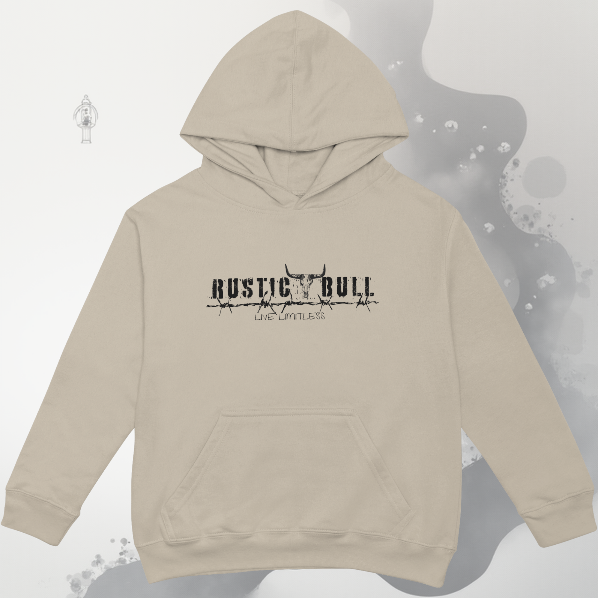 Rustic Bull Live Limitless Kids Hoodie