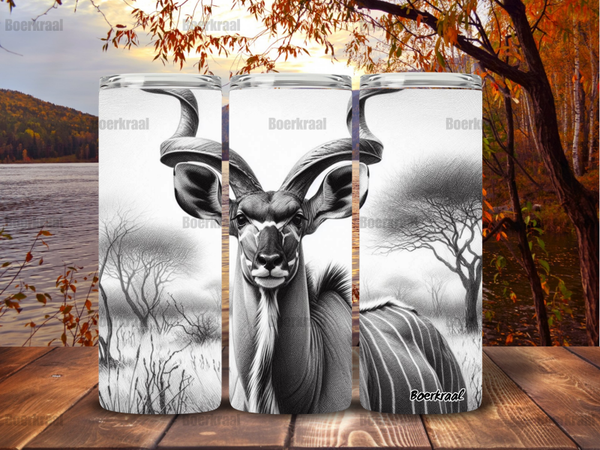 Kudu Silver Tumbler 600ml