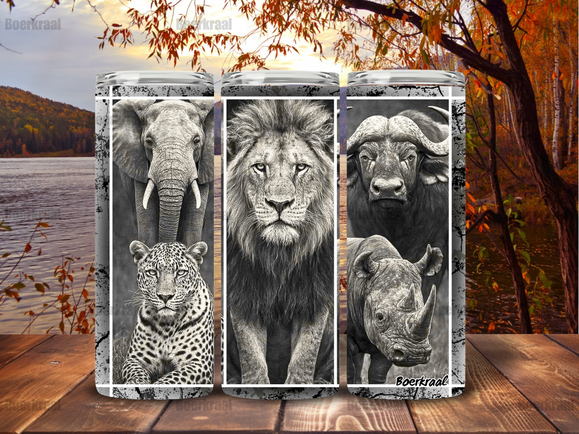 SA-Big 5 Silver Tumbler 600ml