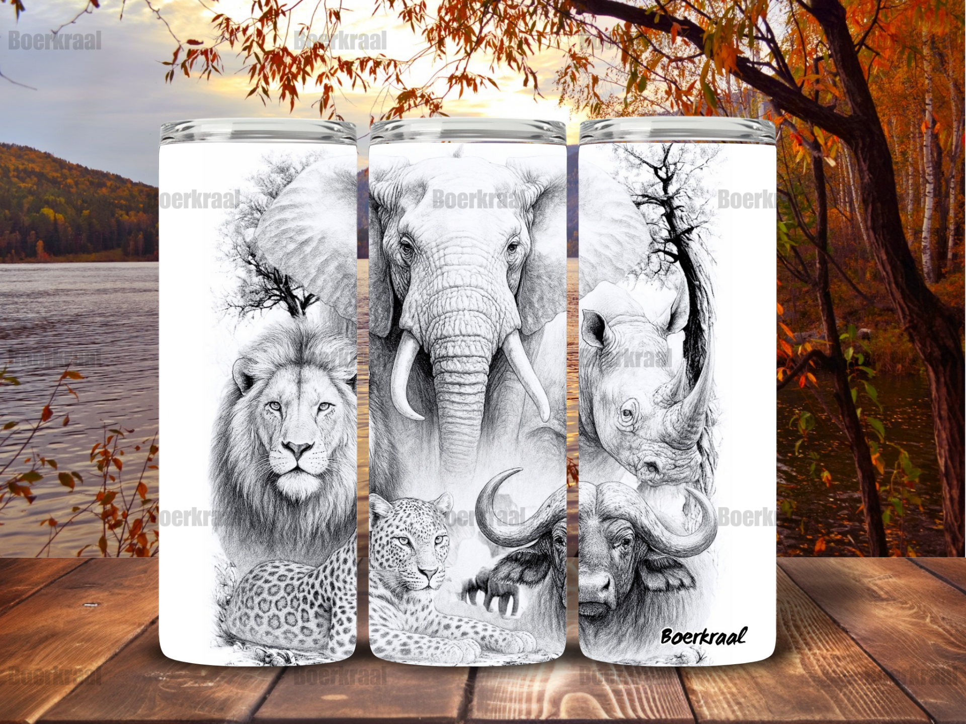 SA Big 5 Silver Tumbler 600ml