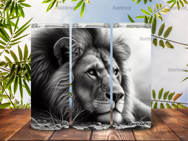 Lion Silver Tumbler 600ml