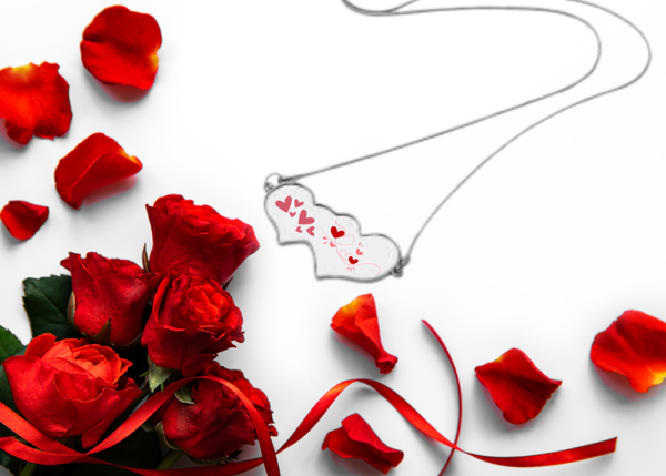 Jewellery - Pendant - Joining Hearts with Cord