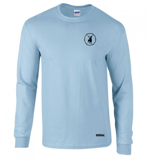 Barbed Wire Bull Long Sleeve T-Shirt Men