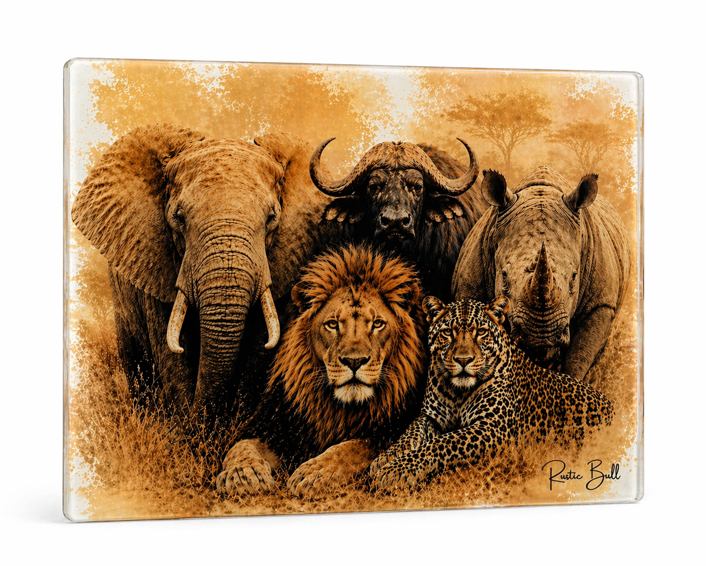 Big Five Glass Cutting board