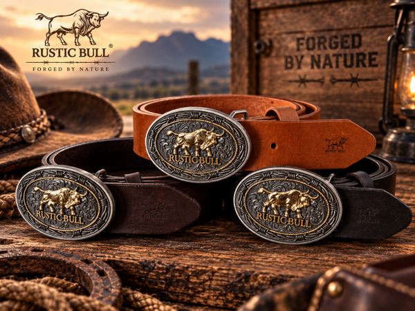 Rustic Bull Leather Belt