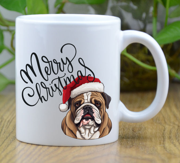 Dog Merry Christmas Mug 340ml