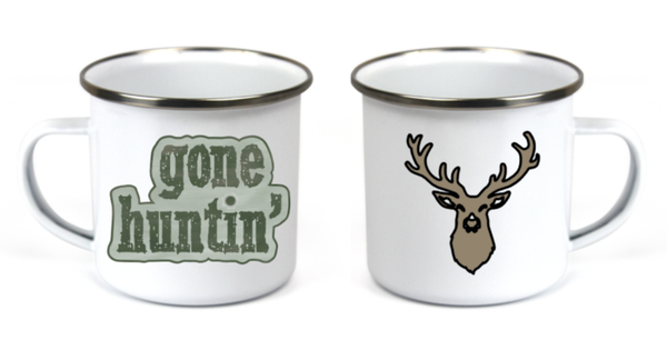 Hunting 1 -  Enamel Mug 340ml