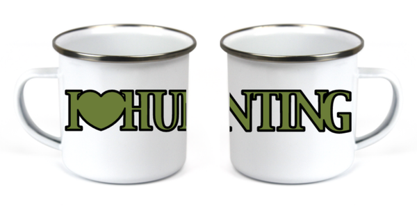 Hunting 7 Enamel Mug 340ml