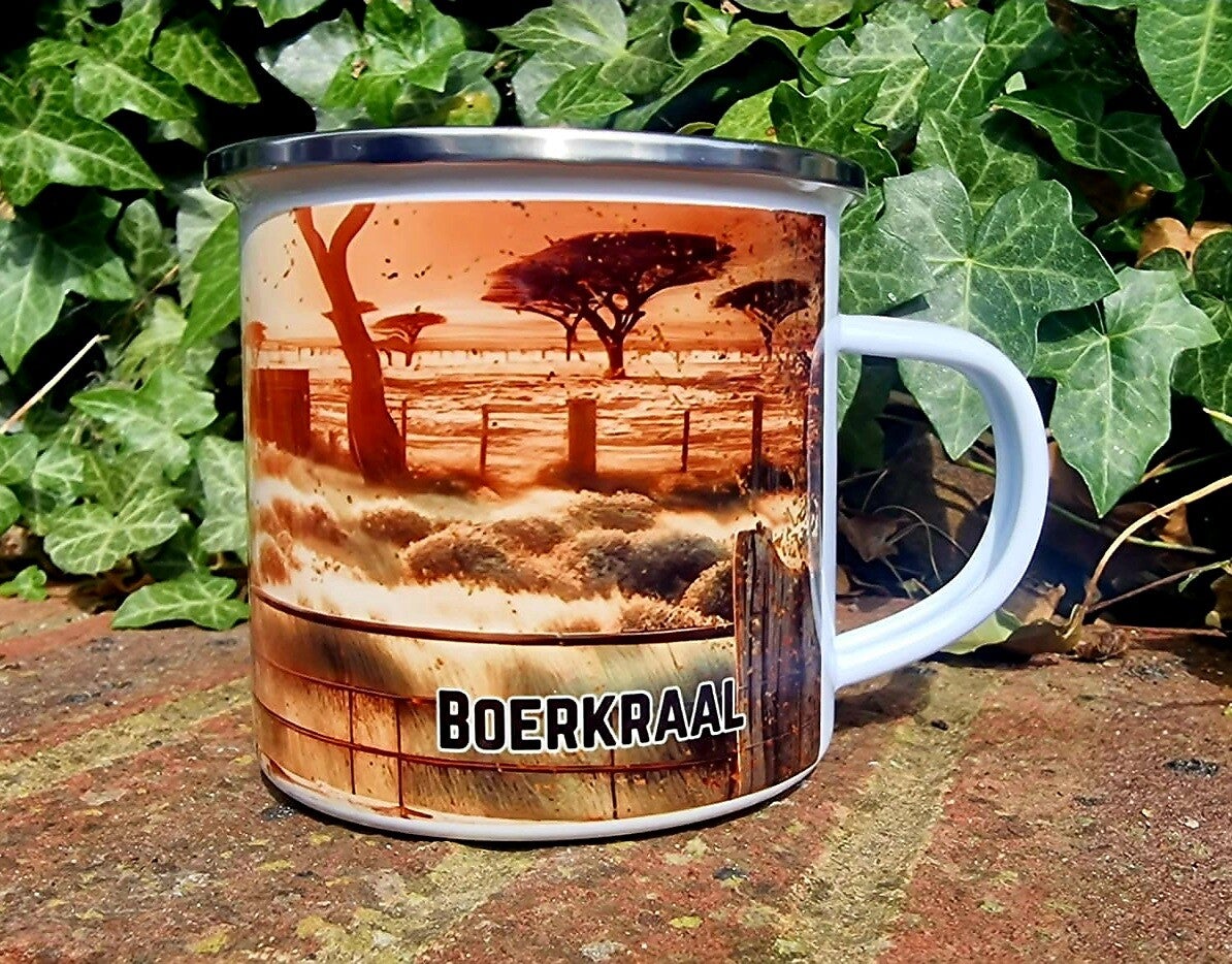 Blik Bekers 3/ Enamel Mug 340ml