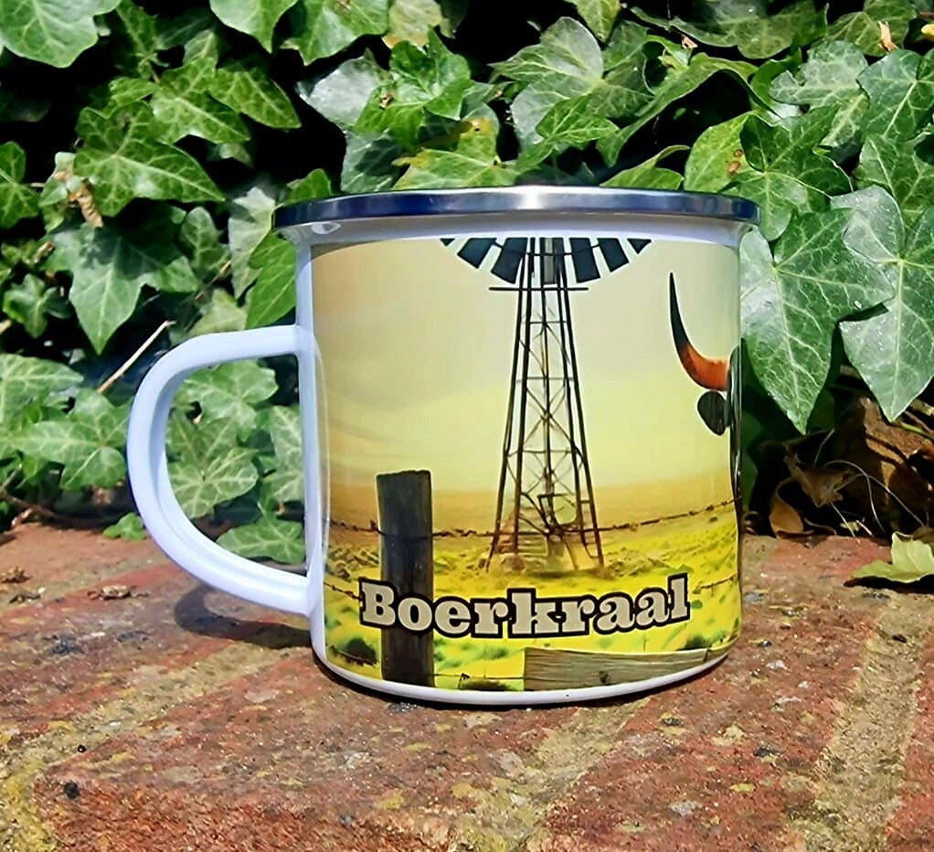 Blik Bekers 4/ Enamel Mug 340ml