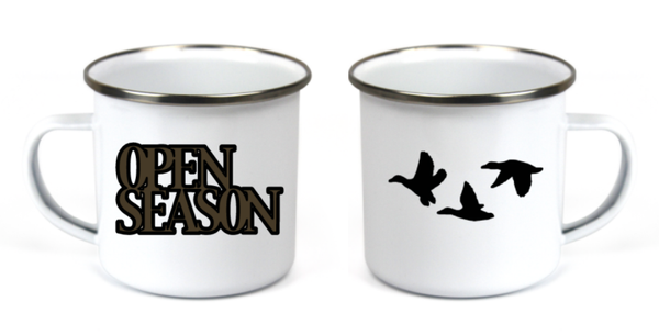 Hunting 8 -  Enamel Mug 340ml