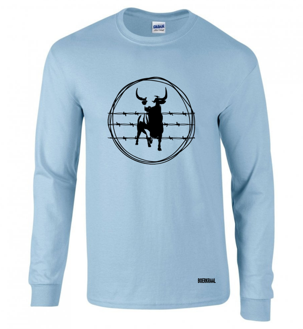 Texas Bull Circle Long Sleeve T-Shirt