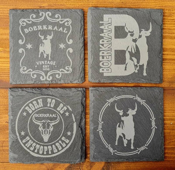 Boerkraal Slate Coasters B