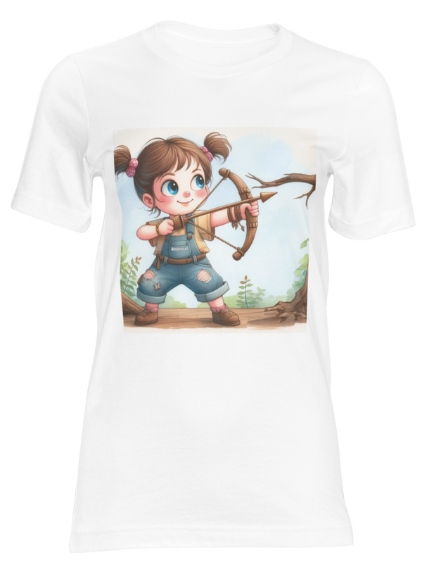 Kids-Girl-Slingshot. T-Shirt