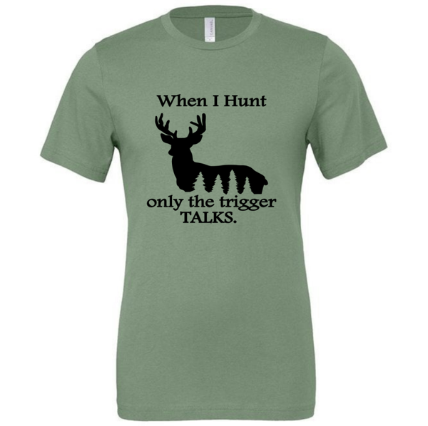 When I Hunting T-shirt Men