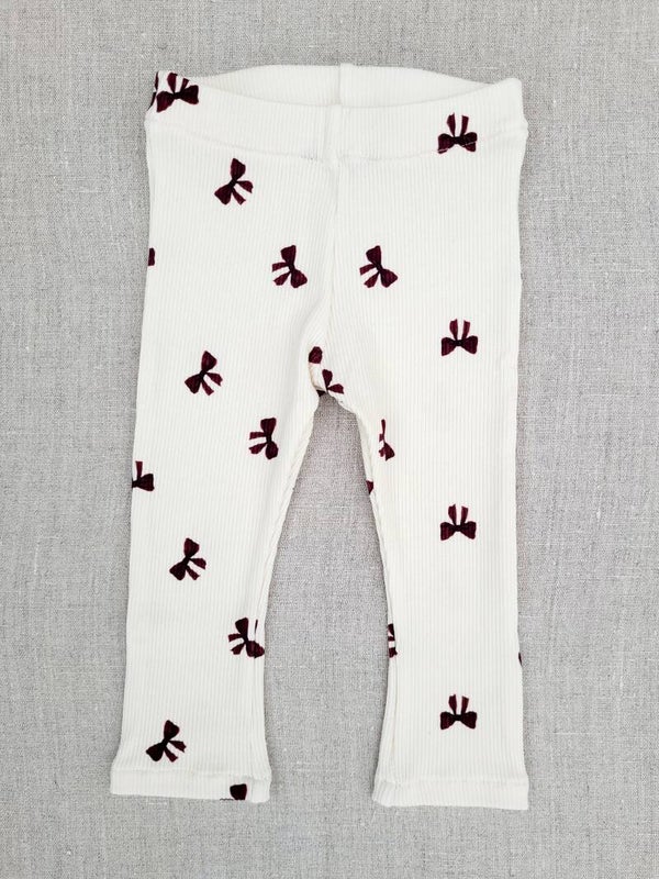 Legging rib strikje