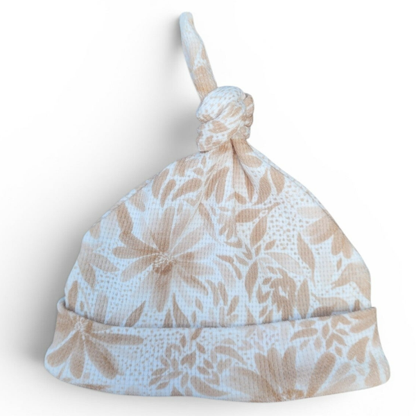 Mutsje Knoop Beige Bloem