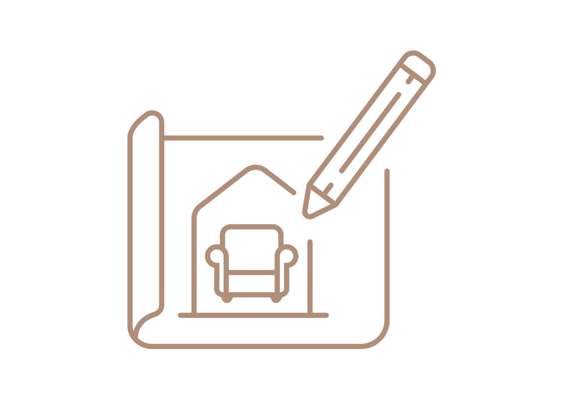 Modern interieurontwerp voor een sfeervolle woonkamer