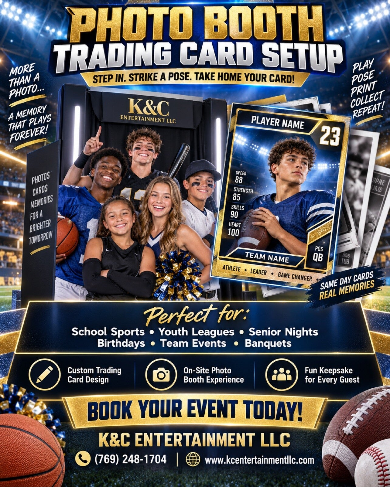 Photo Booth Trading Card Setup by K&C Entertainment LLC