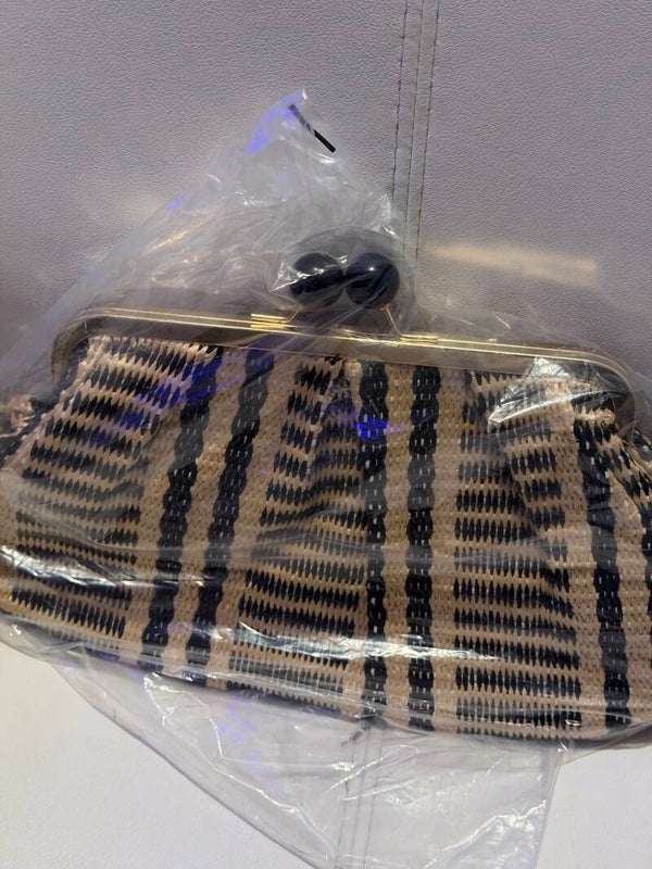 Chanel raffia vanity