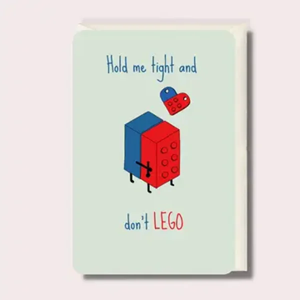 Wenskaart Lego