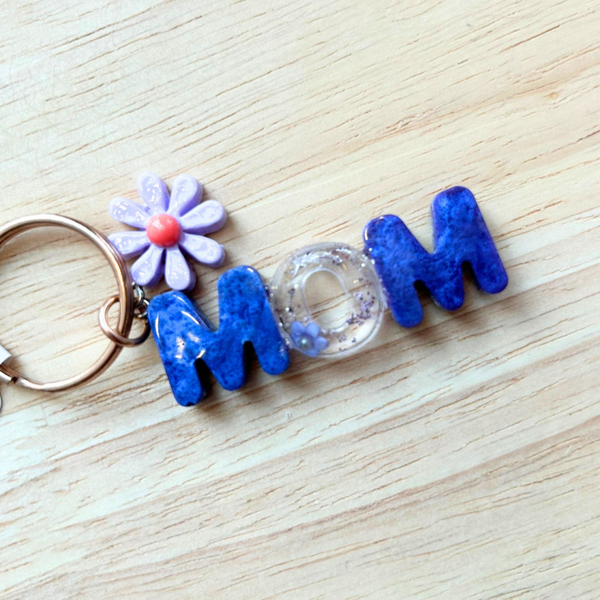 Sleutelhanger mama paars