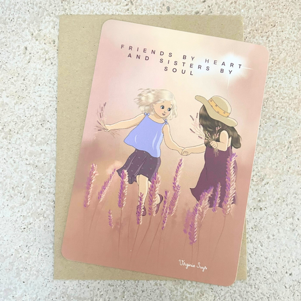 Wenskaart Friends By Soul