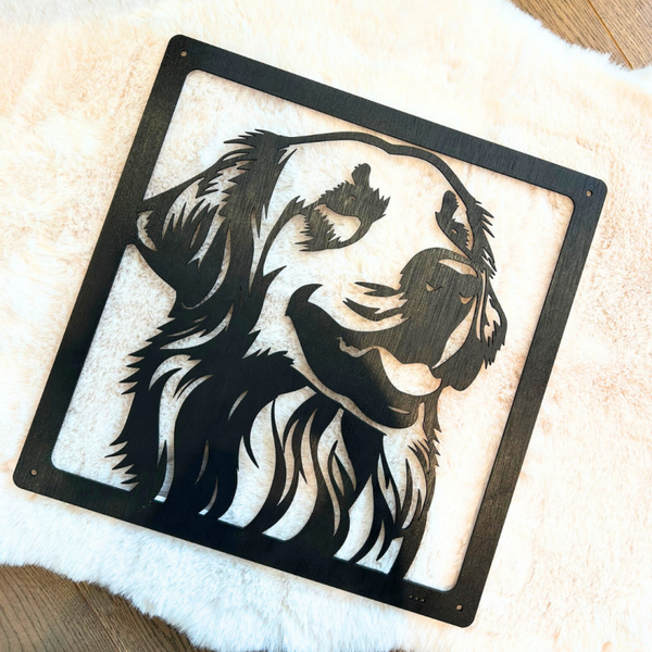 Houten schilderij Labrador