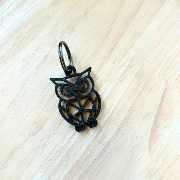 3D sleutelhanger uil
