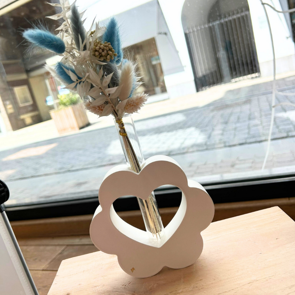 Vaas Bloem met droogbloemen