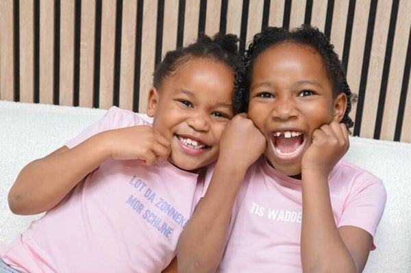 Kids T-shirt lot da zonneke mo schijne