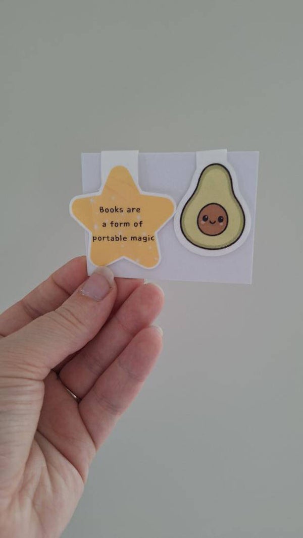 Magnetische bladwijzer 2st ster & advocado