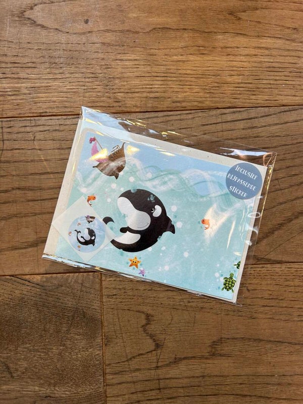 Wenskaart Orka
