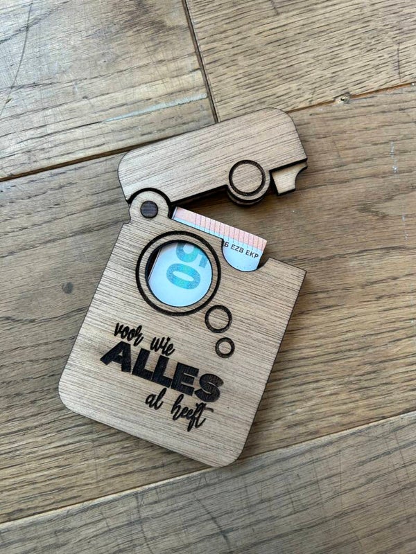 Houten zippo alles