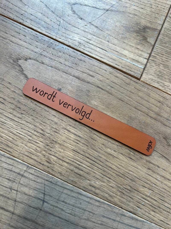 Bladwijzer leder wordt vervolgd