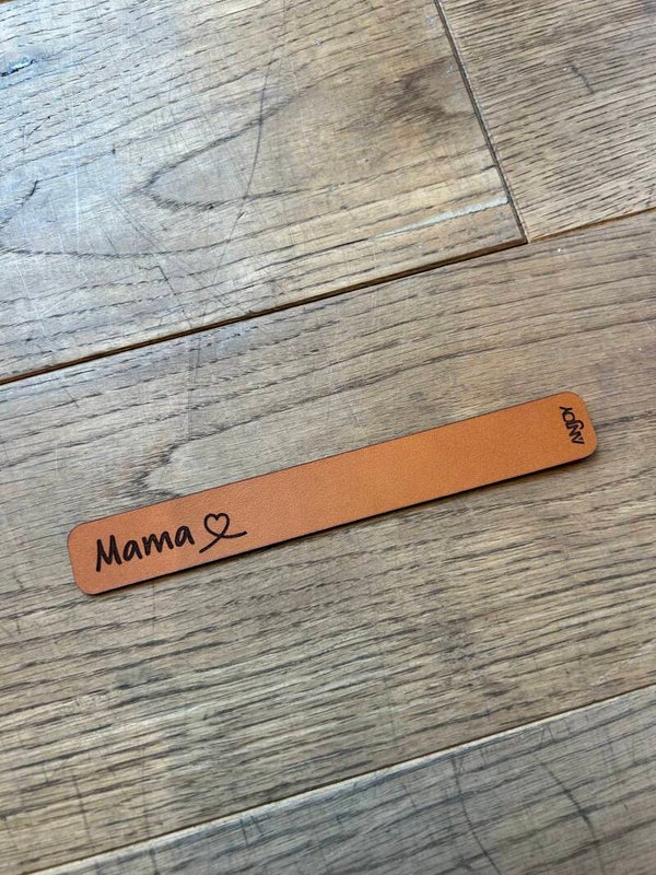Bladwijzer leder mama