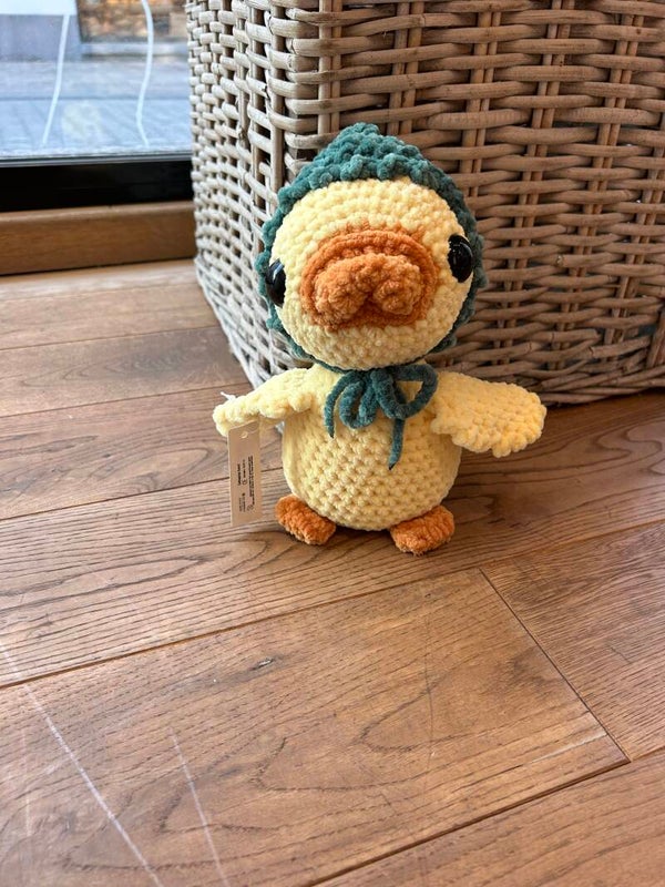 Gehaakte knuffel eend
