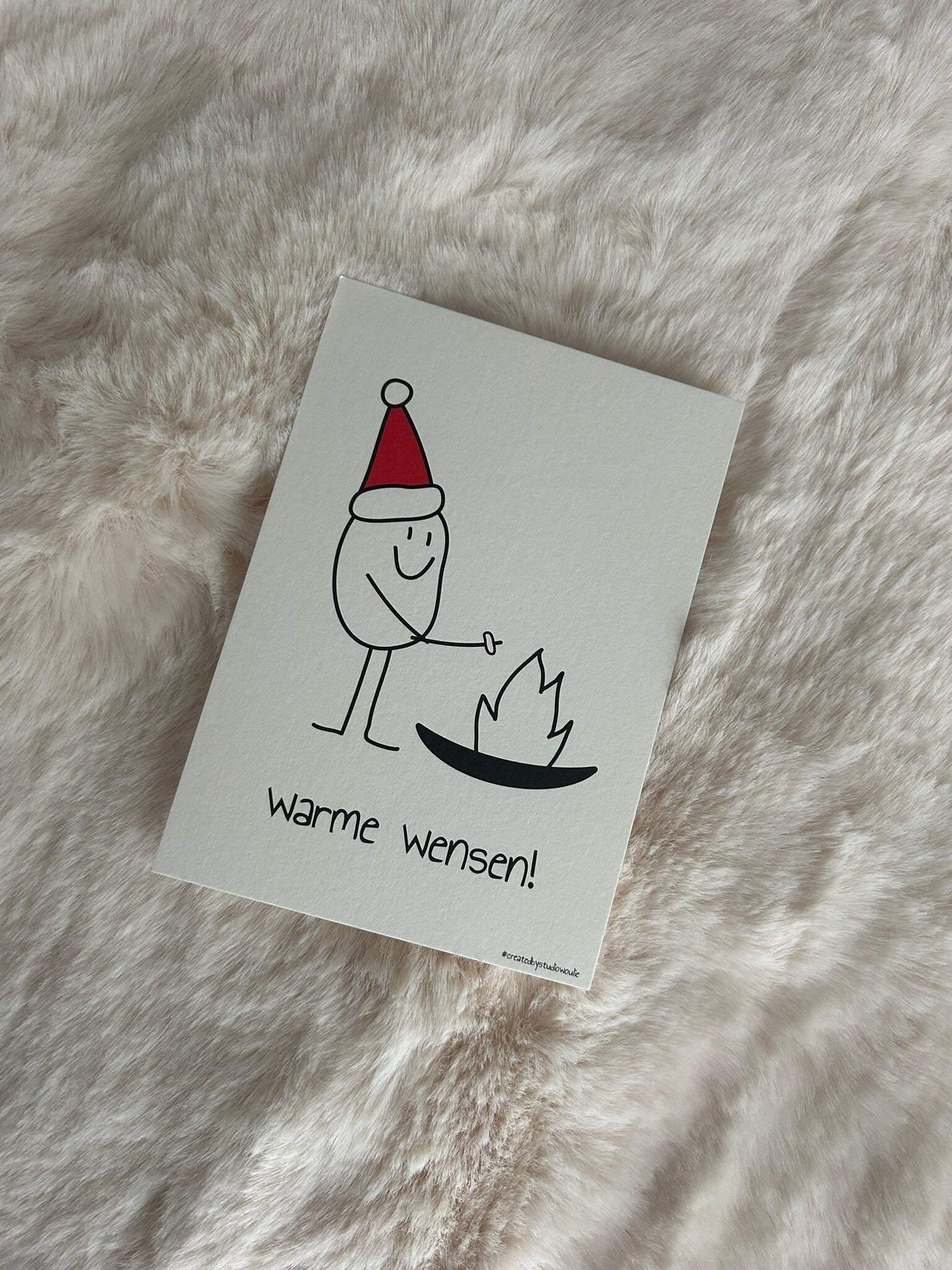 Kerstkaart Warme Kerst