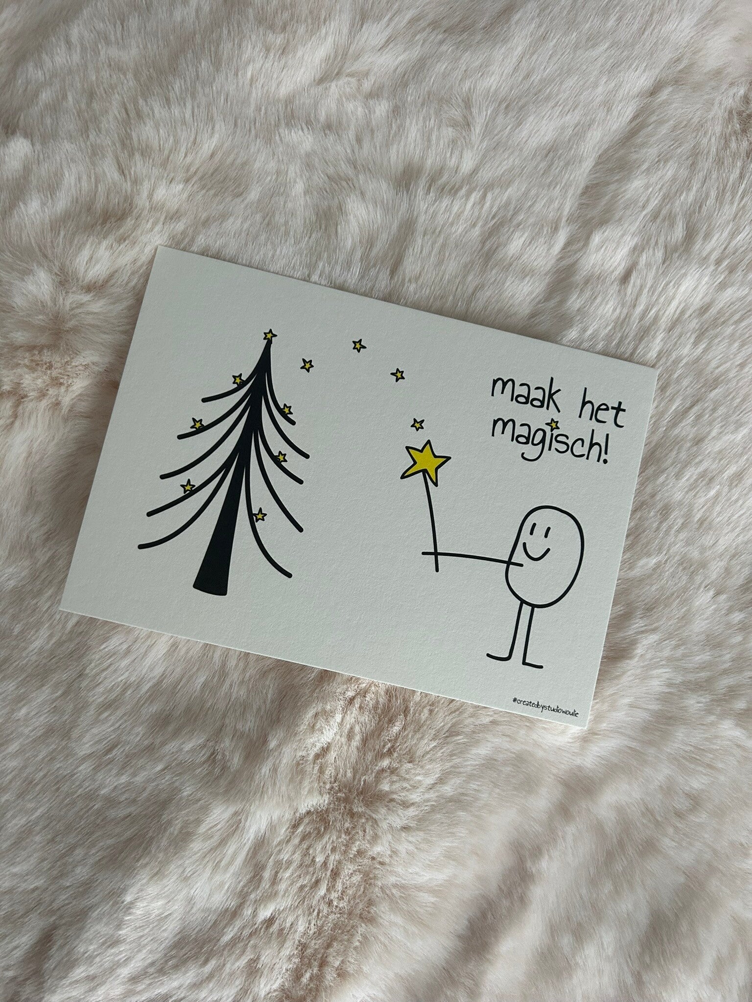 Kerstkaart Magisch