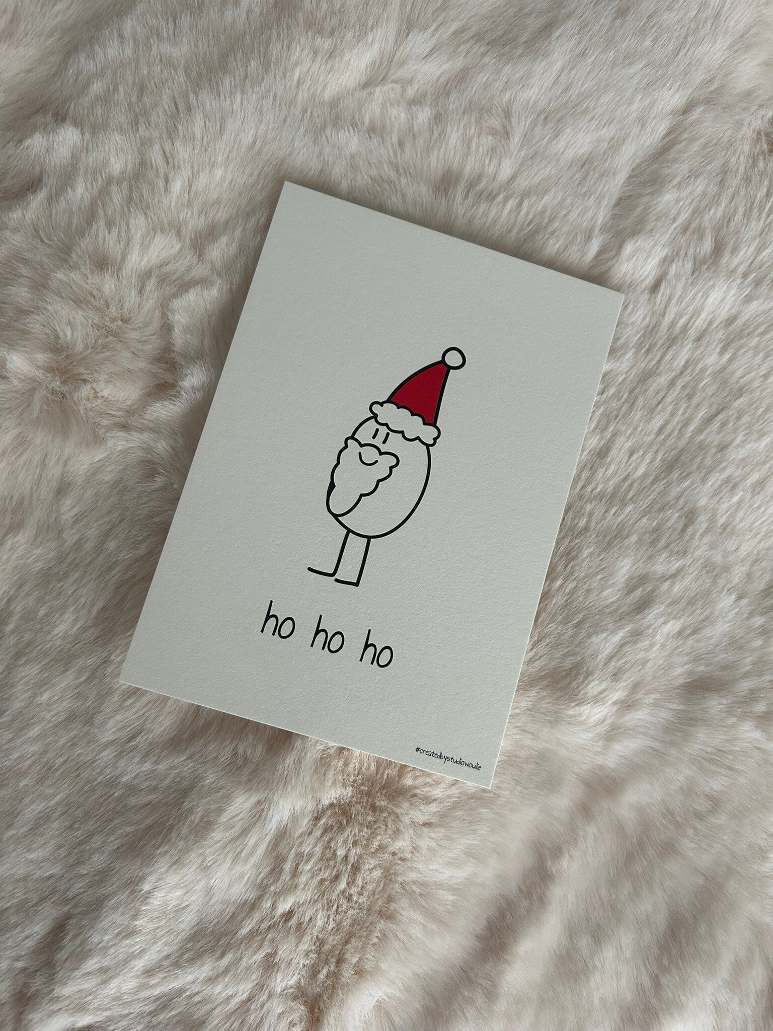 Kerstkaart HoHoHo
