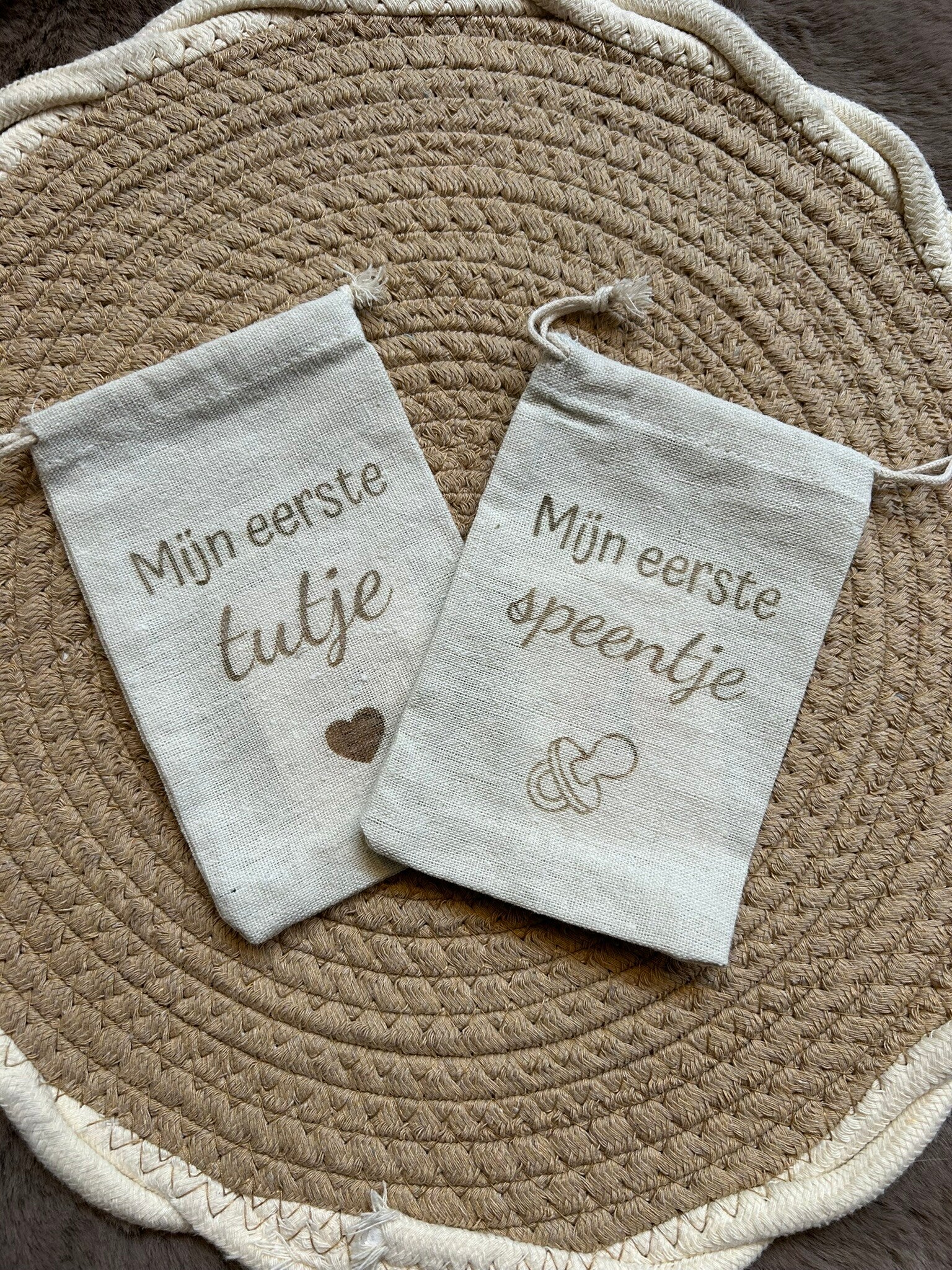 Katoenen zakje tutje