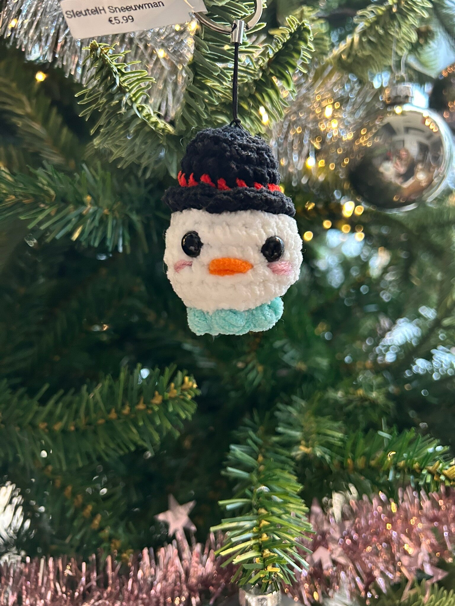 Sleutelhanger sneeuwman