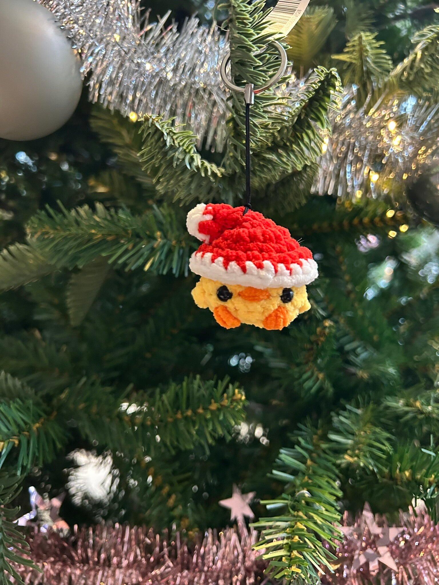 Sleutelhanger kerstkuiken