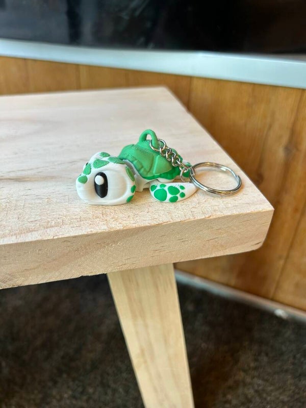 Sleutelhanger 3D Schildpad