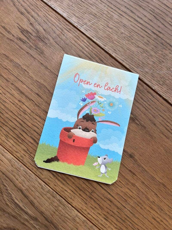 Kleine dubbele wenskaarten