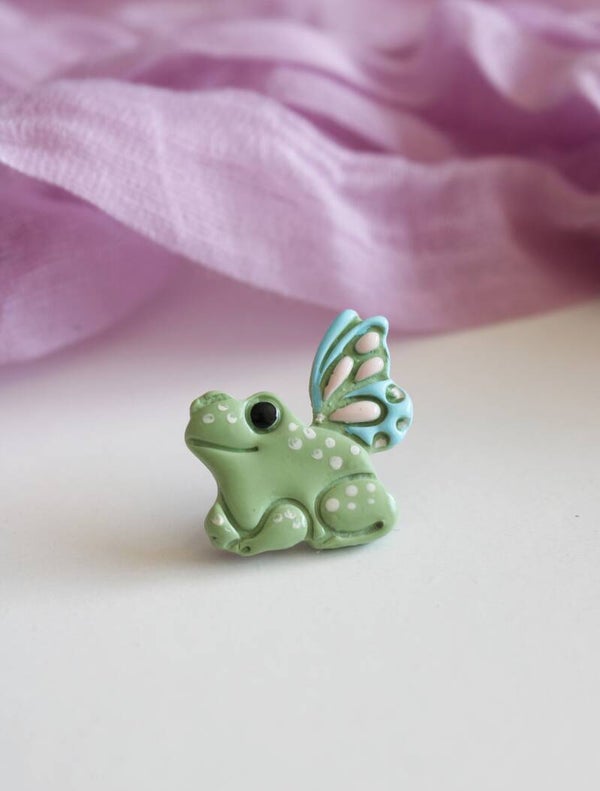 Kikker Met Vleugels Pin