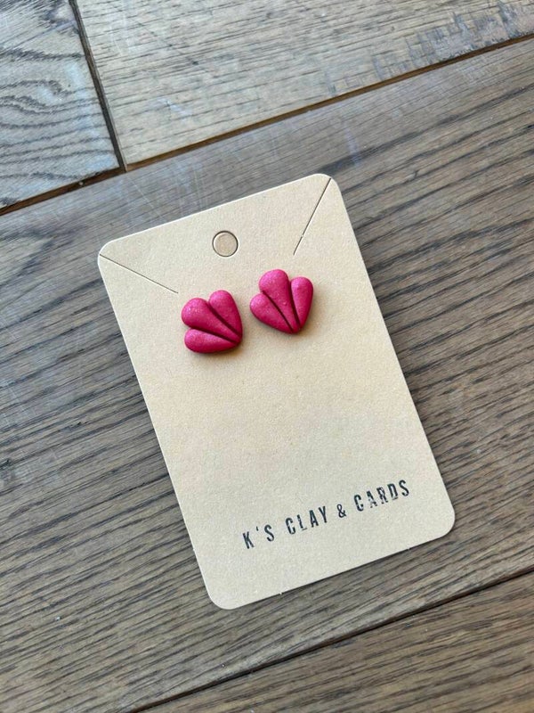 Studs schelp Roze